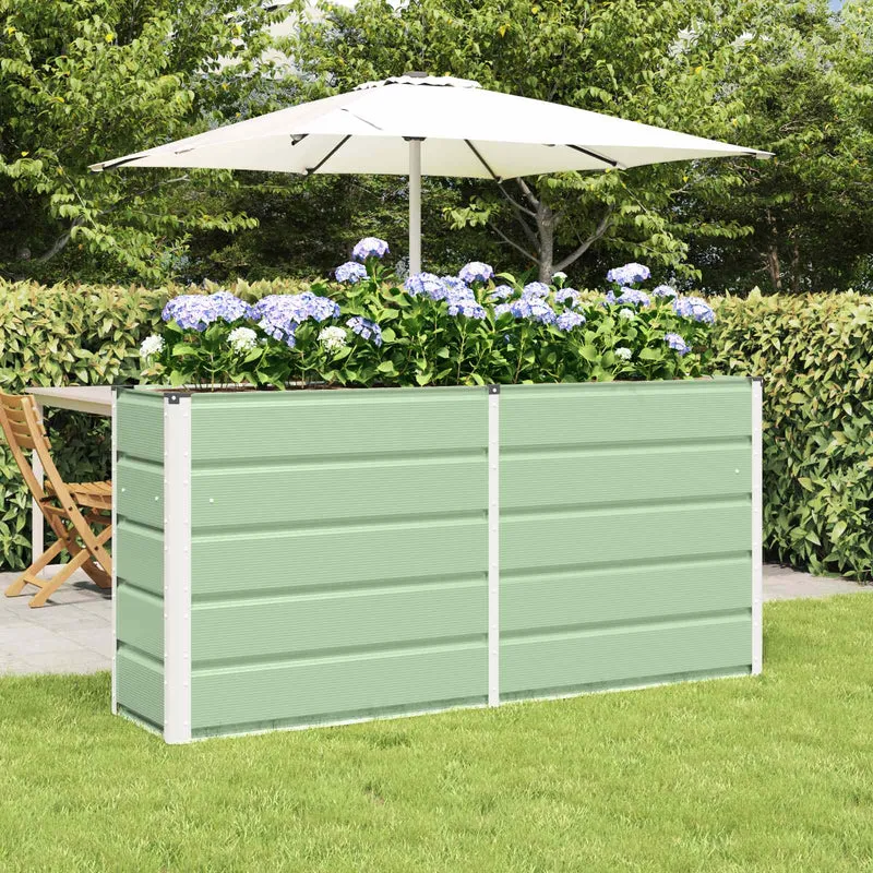 Jardinera Verde 160 X 40 X 75 Cm Acero