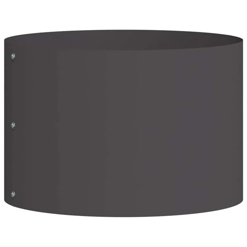 Anillo Para Maceta Negro 30 X 30 X 20 Cm Acero Laminado En Frío