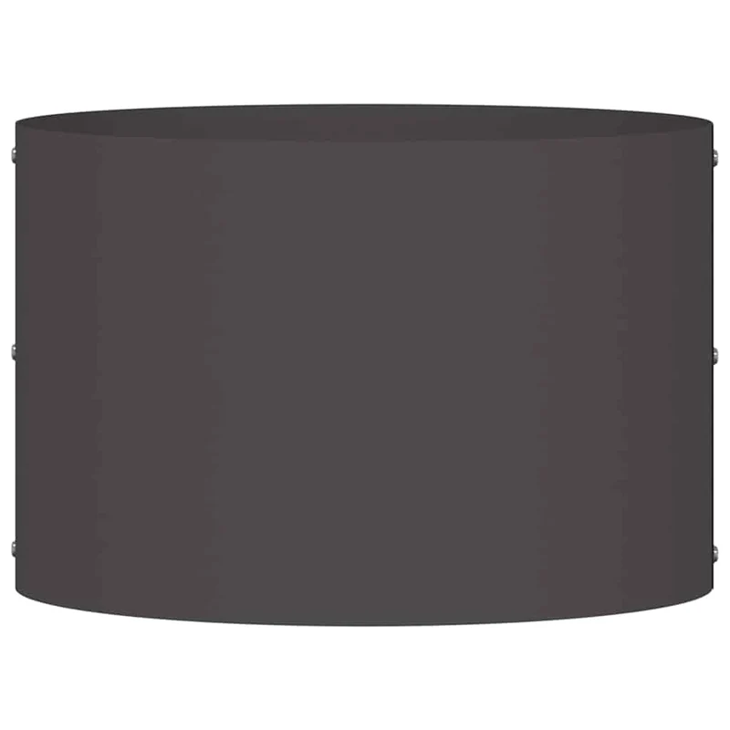 Anillo Para Maceta Negro 30 X 30 X 20 Cm Acero Laminado En Frío