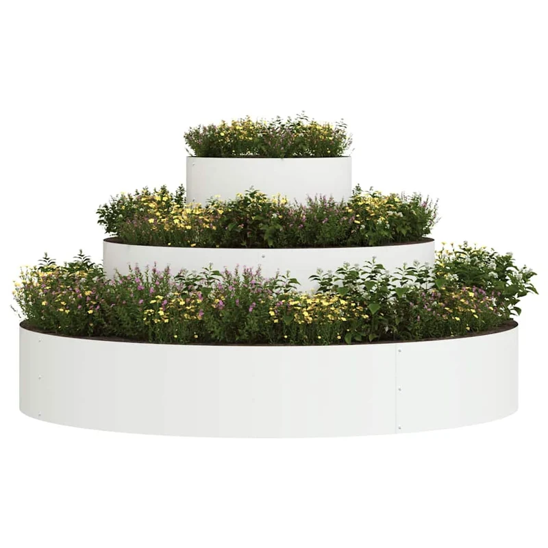 Maceta Para Jardín 120 X 120 X 20 Cm Acero Laminado En Frío