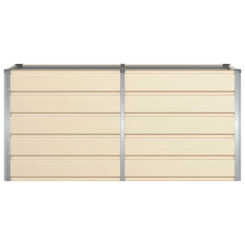Jardinera Marfil 160 X 80 X 75 Cm Acero