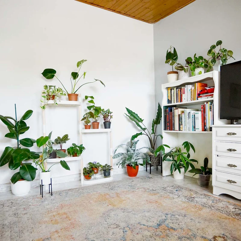 Soporte Modular Citysens De 4 Bandejas – Blanco, Polipropileno 100% Reciclado Y Madera Ecológica Pefc