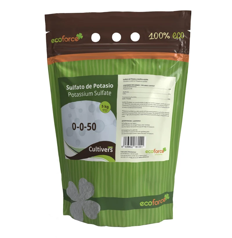 Sulfato De Potasio Cultivers 5 Kg