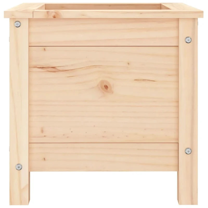Jardinera Madera Maciza De Pino 40x40x39 Cm