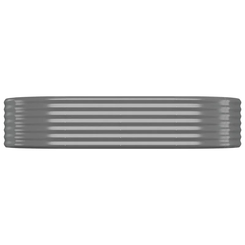 Jardinera Arriate Acero Galvanizado Gris 175x100x36 Cm