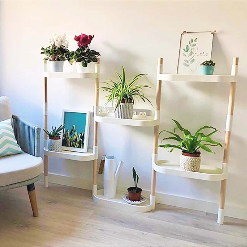 Soporte Modular Citysens De 6 Bandejas – Blanco, Polipropileno 100% Reciclado Y Madera Ecológica Pefc