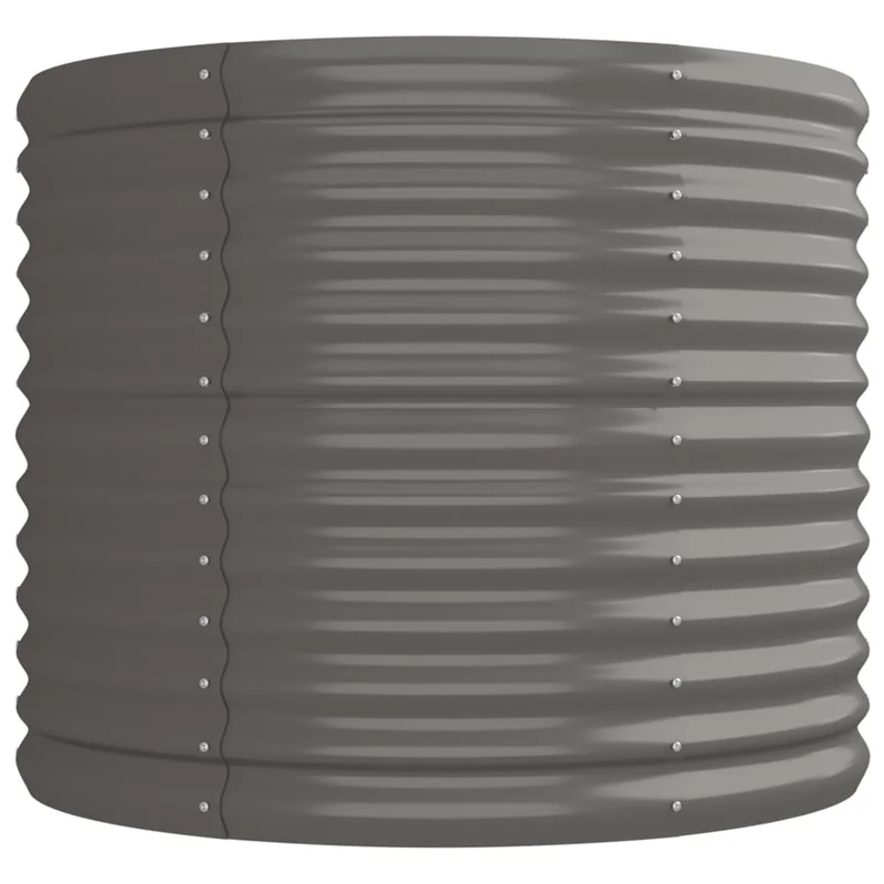 Jardinera Arriate Acero Galvanizado Gris 224x80x68 Cm