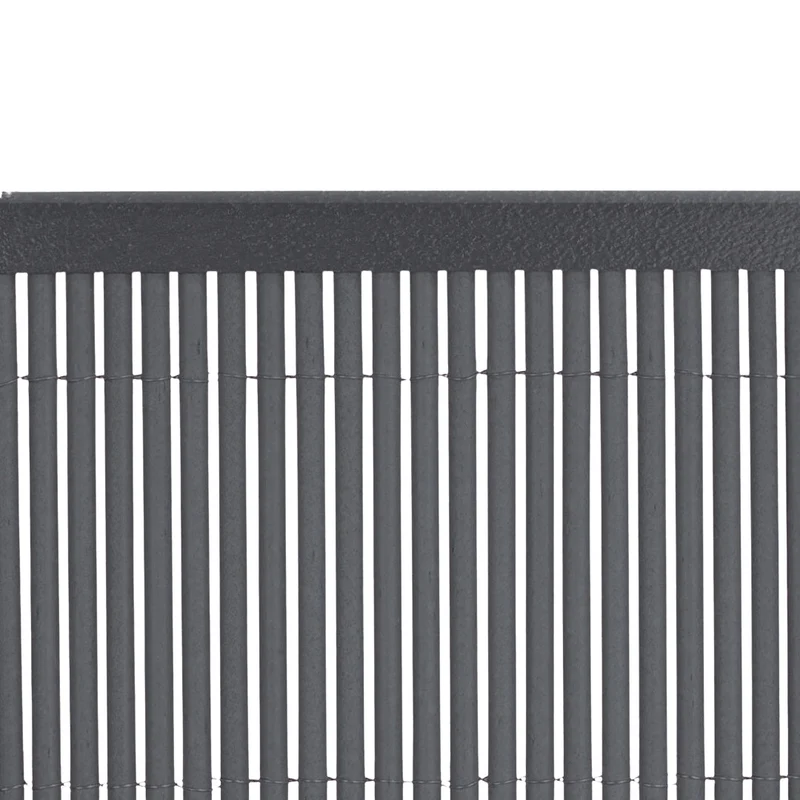 Cerramiento Ecólogico De Mimbre Antracita - Lop 1x3 M / Multicolor