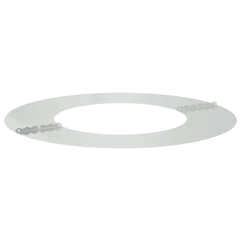 Adecuado Para Anillos De Árbol Plano 5 Uds. Plateado Ø40/70 Cm