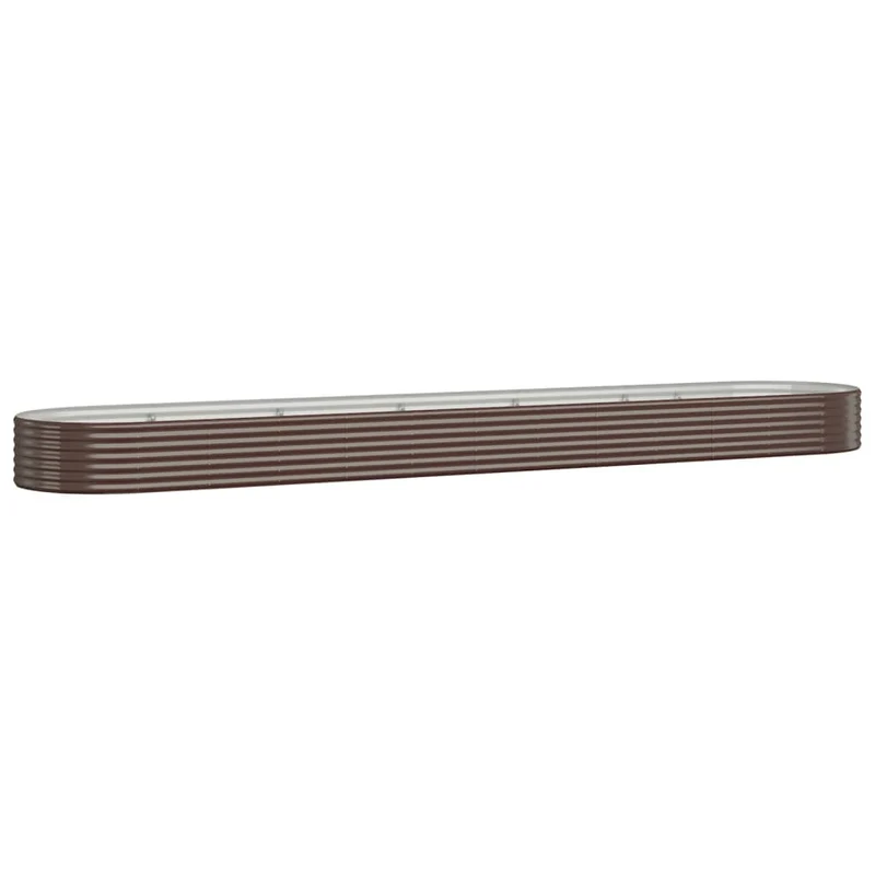 Jardinera Arriate Acero Galvanizado Marrón 507x100x36cm