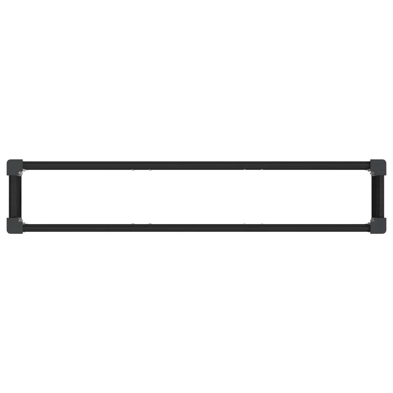 Arriate Elevado Negro 150 X 30 X 36 Cm Wpc Y Aluminio