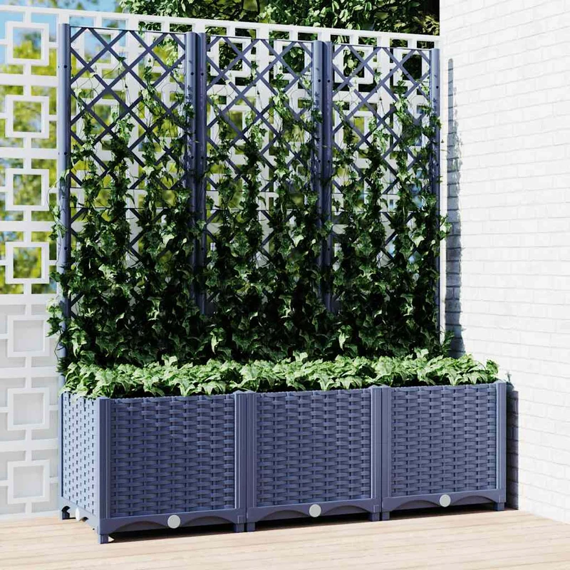 Jardín Gris Azulado 120 X 40 X 136 Cm