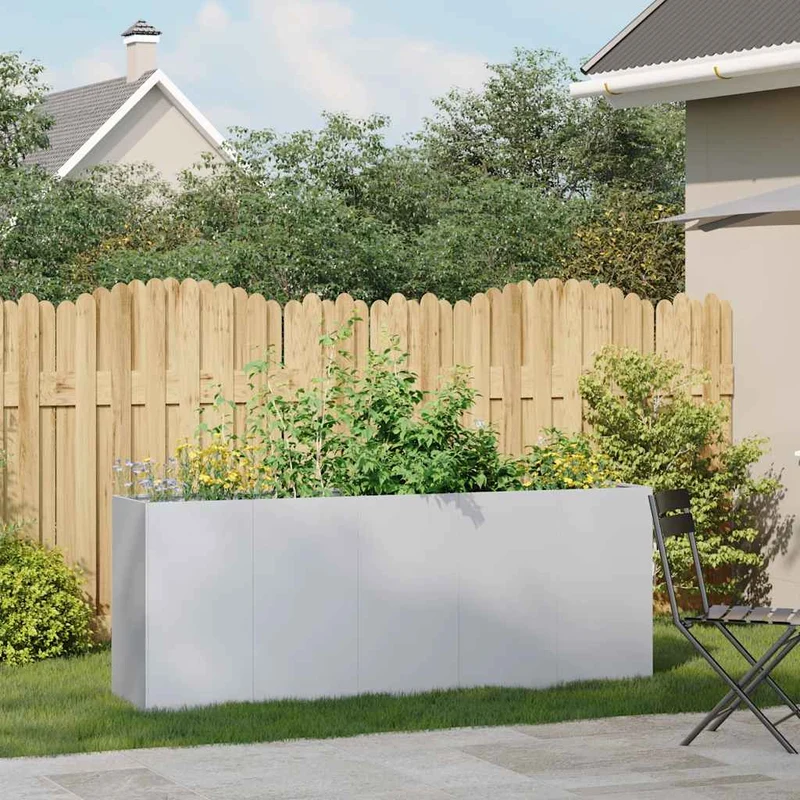 Jardinera 200x40x80 Cm De Acero Galvanizado