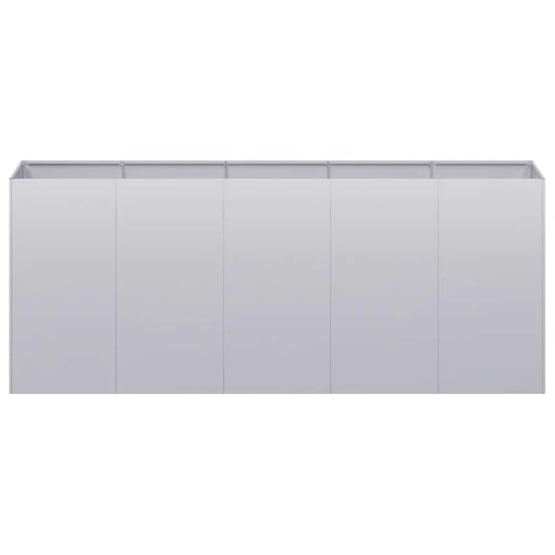 Jardinera 200x40x80 Cm De Acero Galvanizado