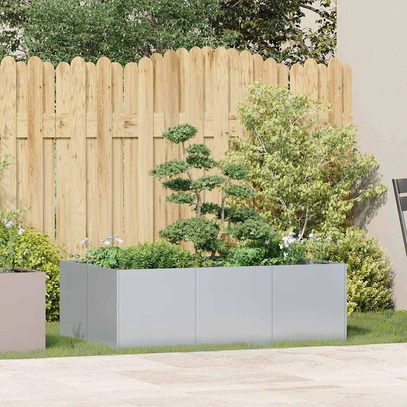 Jardinera 120x80x40 Cm De Acero Galvanizado