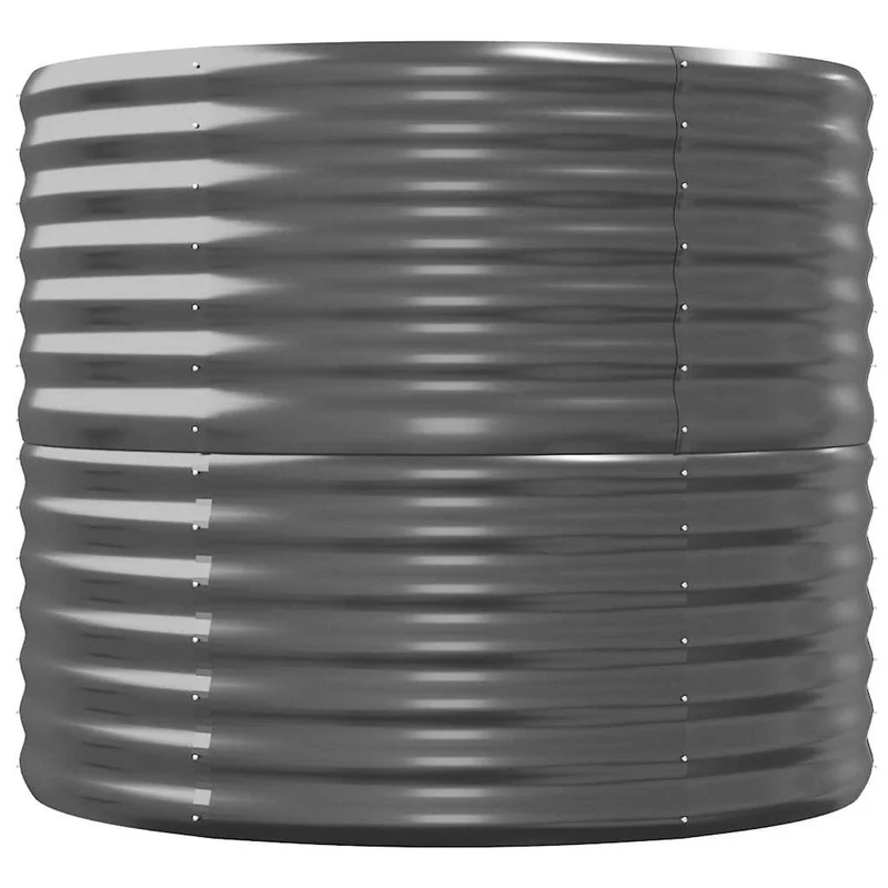Jardinera Arriate Acero Galvanizado Antracita 296x80x68 Cm