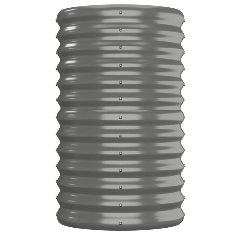 Jardinera Arriate Acero Galvanizado Gris 152x40x68 Cm