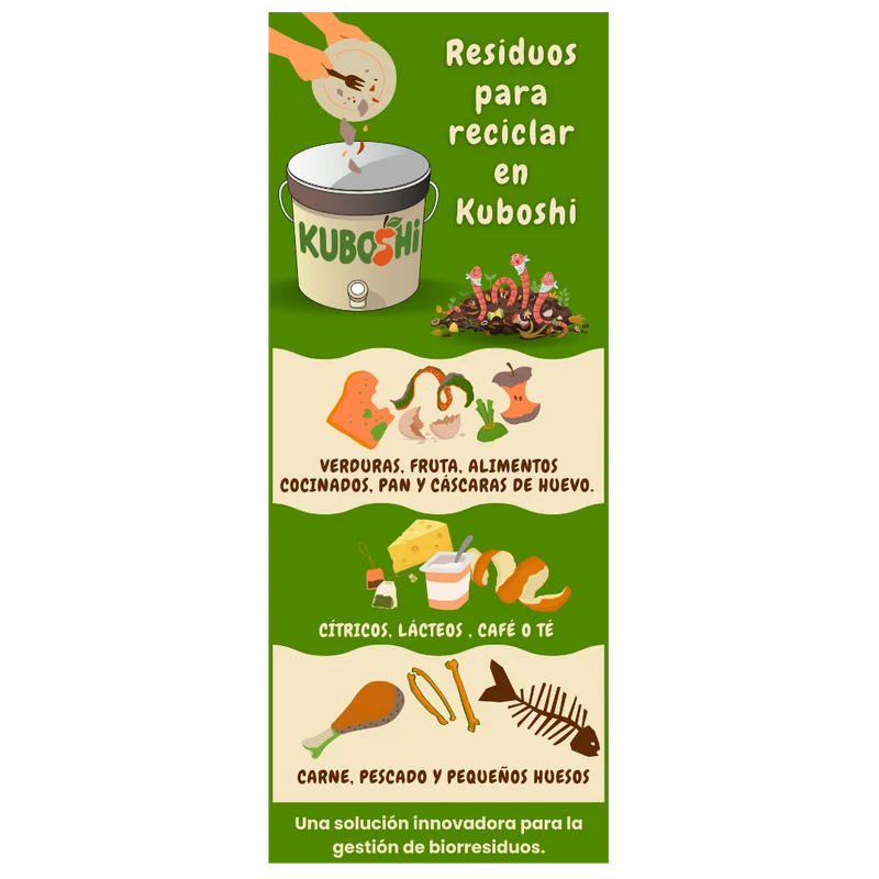 Kuboshi 1 kg: Activador De Compostaje Bokashi