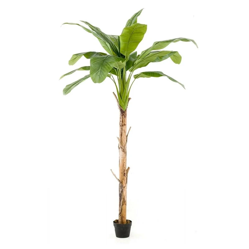 Árbol Platanero con 15 hojas. Altura 185 cm y tronco de alto realismo.