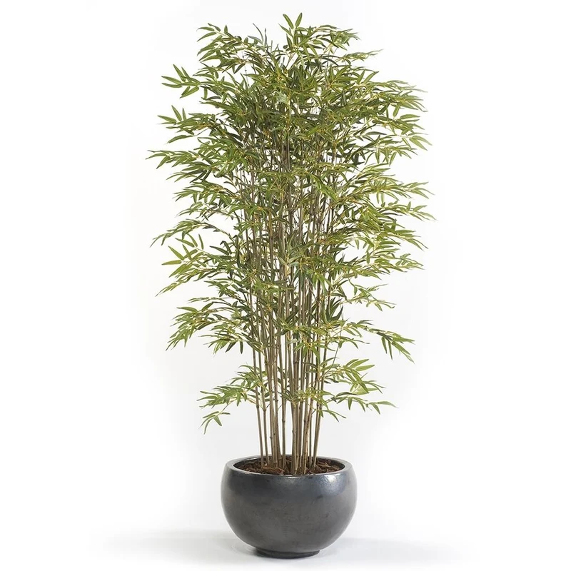Árbol bambú acabado PREMIUM. Altura 150 cm y 1040 hojas