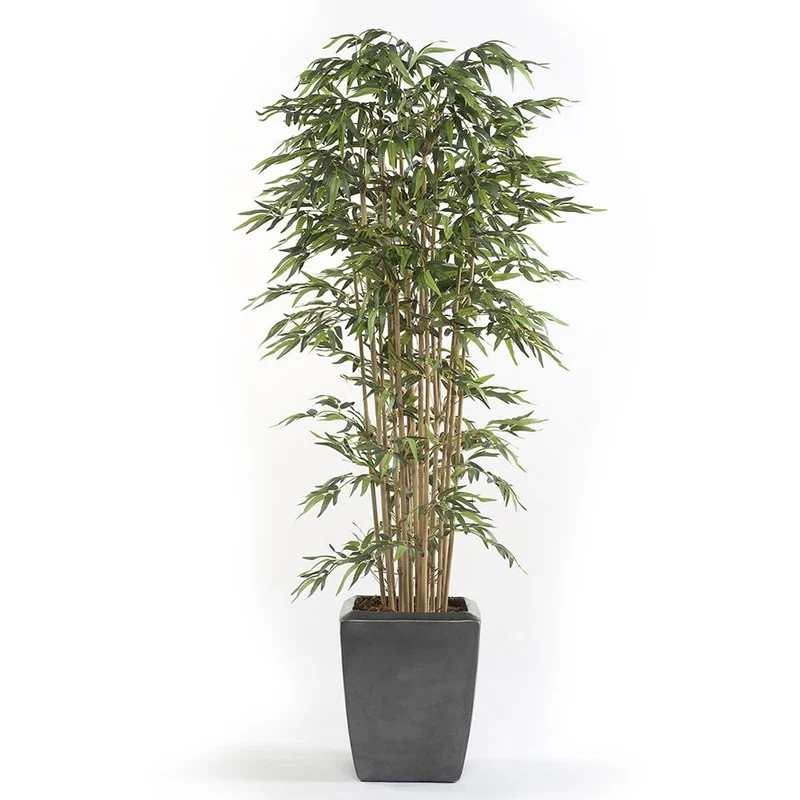 Árbol bambú acabado PREMIUM. Altura 210 cm y 1920 hojas