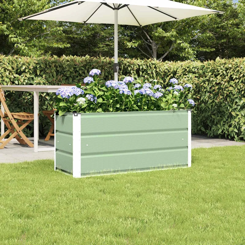 Jardinera Verde 100 X 40 X 45 Cm Acero