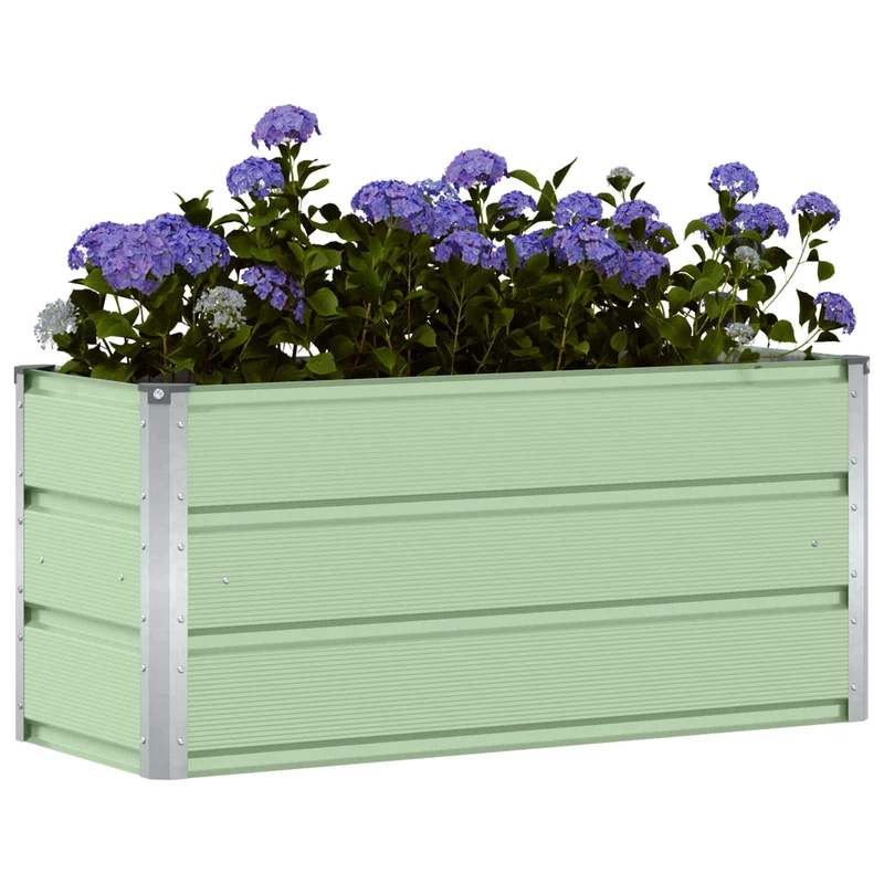 Jardinera Verde 100 X 40 X 45 Cm Acero