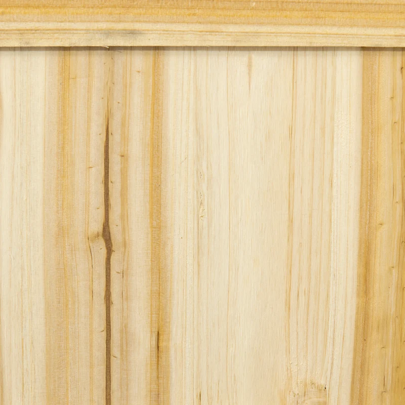 Outsunny Jardinera Con Enrejado De Madera Para Trepadoras 40x40x145 Cm Natural