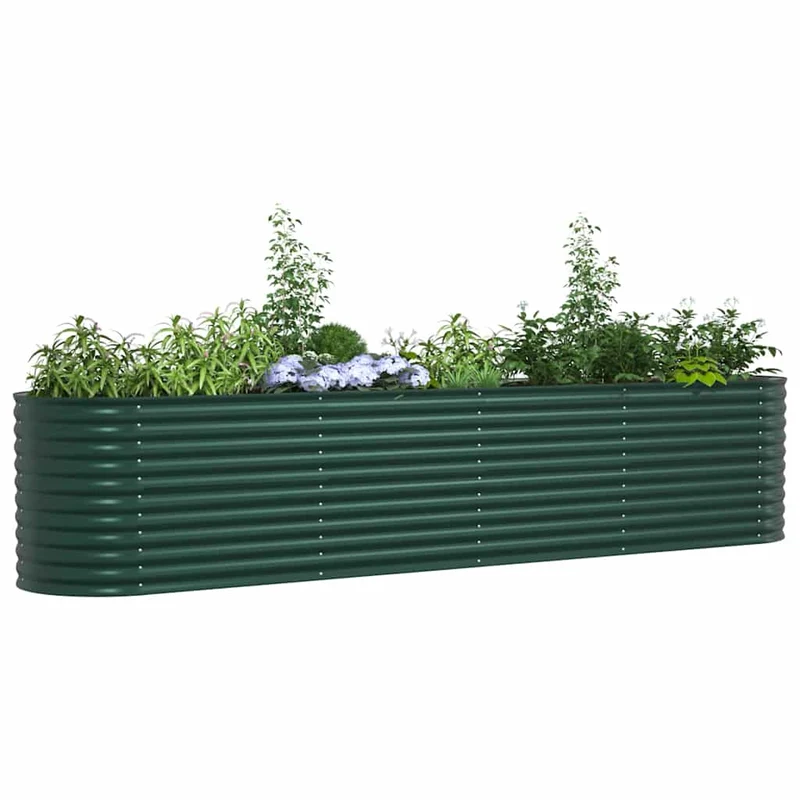 Cama Elevada Verde 400 X 80 X 81 Cm Acero