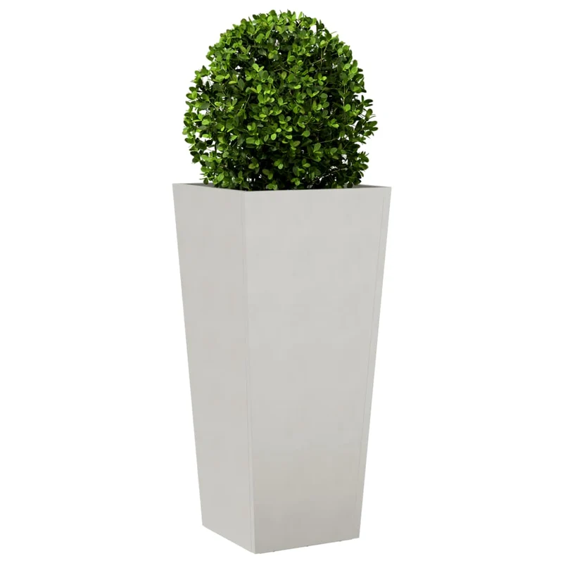 Jardinera De Acero Inoxidable 35x35x75 Cm