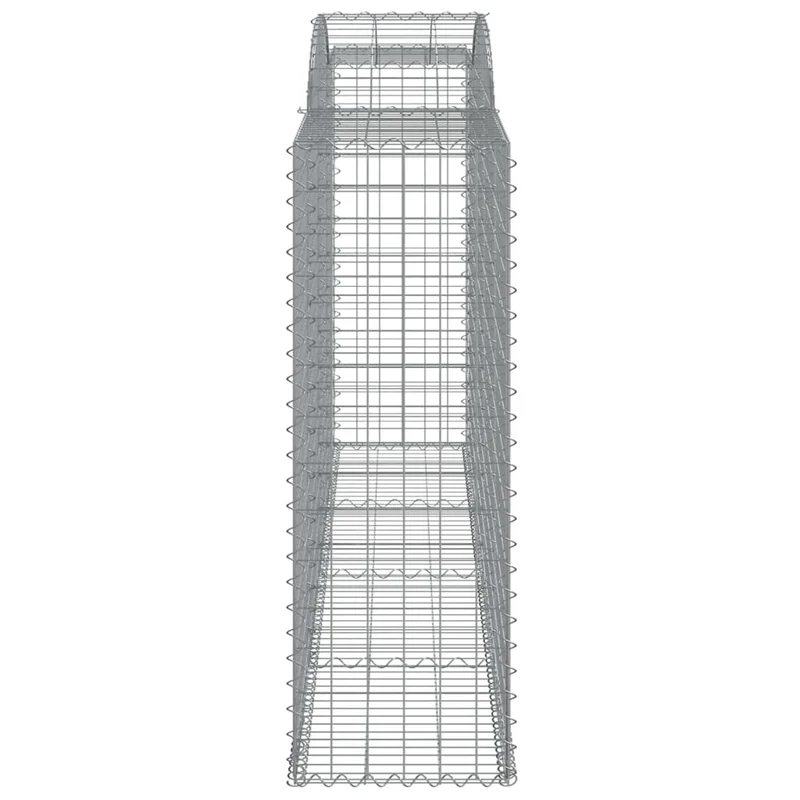 Cestas Gaviones 30 Uds Forma De Arco Hierro 300x50x140/160 Cm