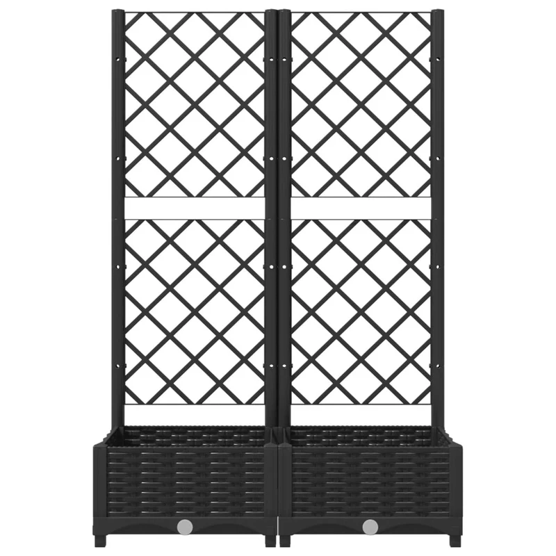 Jardín Negro 80 X 40 X 121,5 Cm