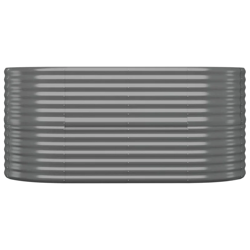 Jardinera Arriate Acero Galvanizado Gris 152x80x68 Cm