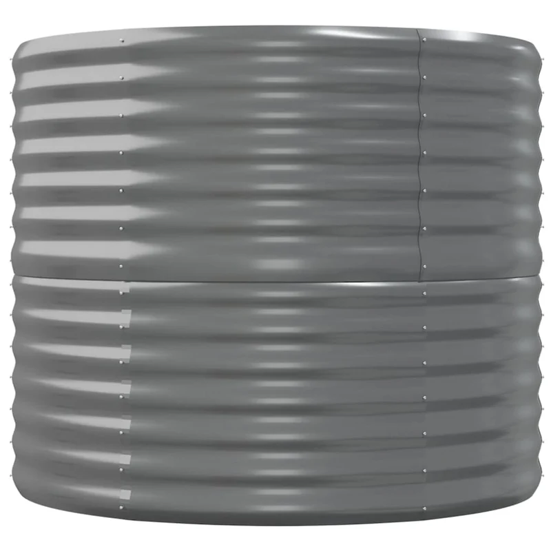 Jardinera Arriate Acero Galvanizado Gris 152x80x68 Cm
