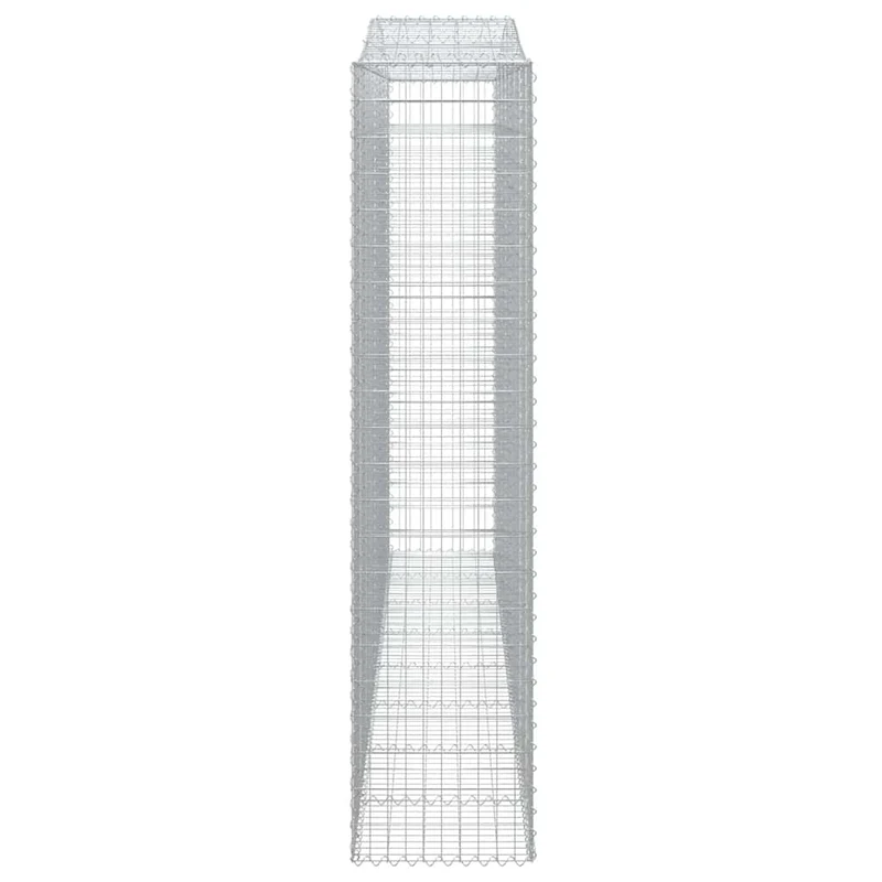 Cestas De Gaviones 6 Uds Forma De Arco Hierro 400x50x220/240 Cm