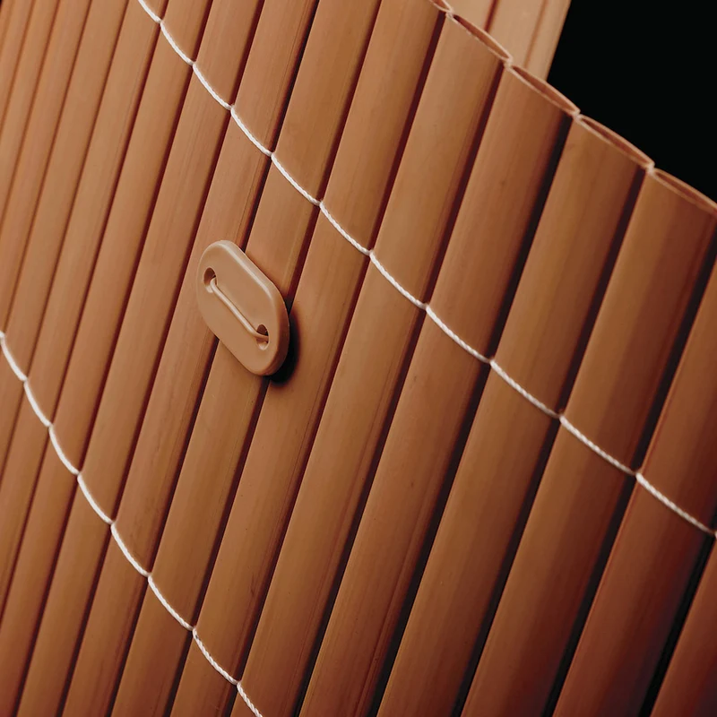 Kit de Fijación para Cañizo PVC - Chocolate (24 uds)