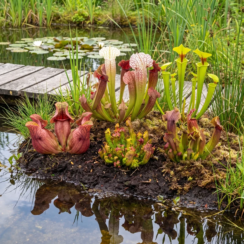 Plantas Carnívoras 6 Sarracenia - Atrapa Insectos