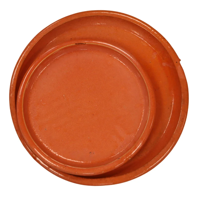 Soucoupe ronde 35cm aurore
