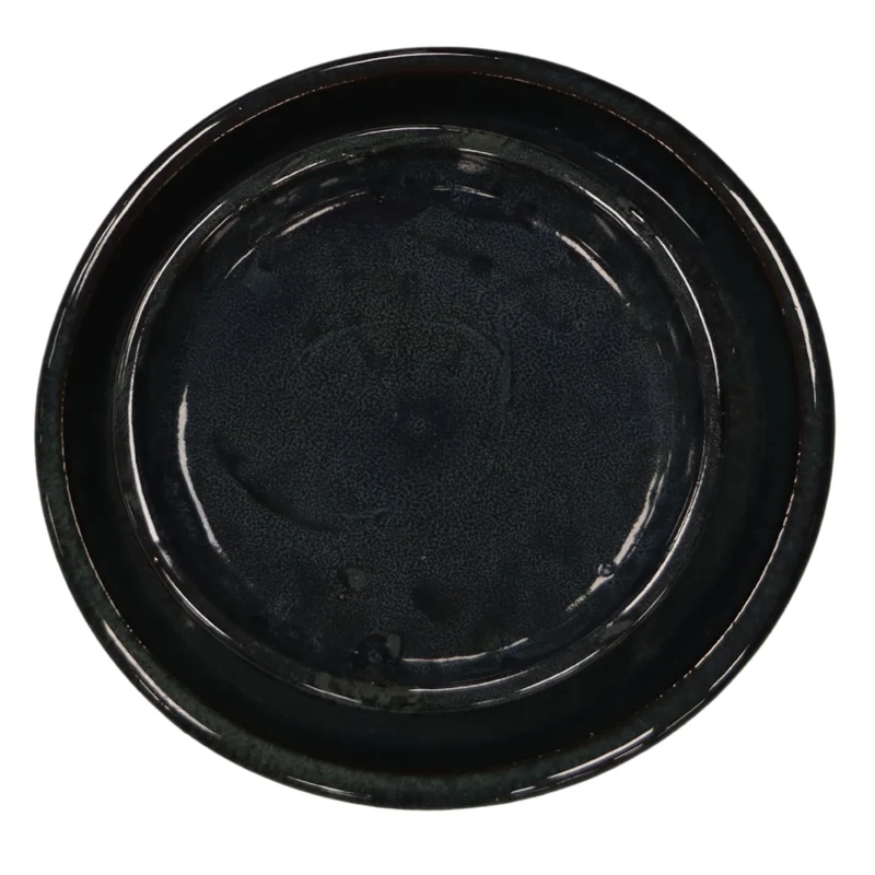 Soucoupe ronde 35cm noir