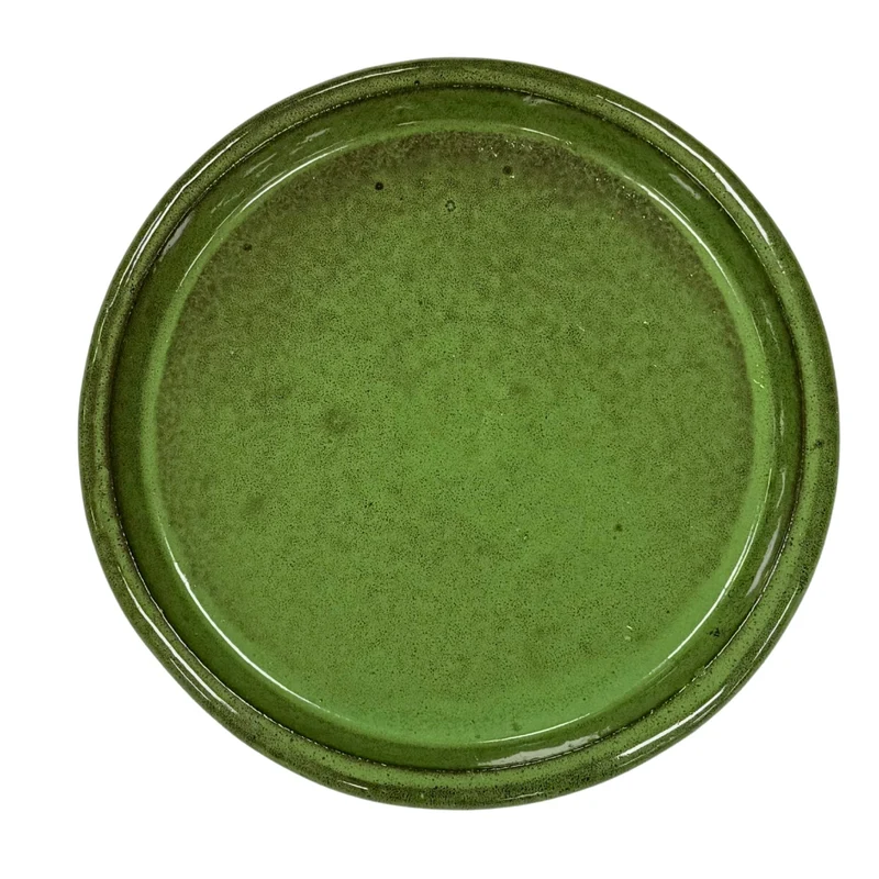 Soucoupe ronde 35cm vert profond