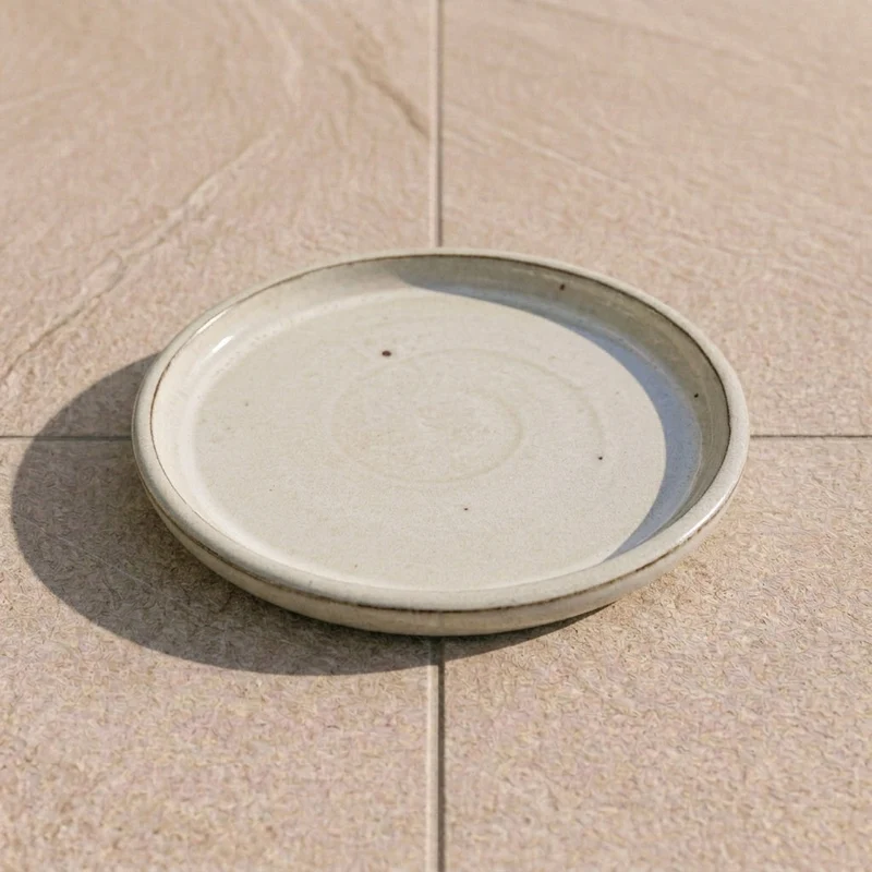 Soucoupe ronde 40cm brume d'été
