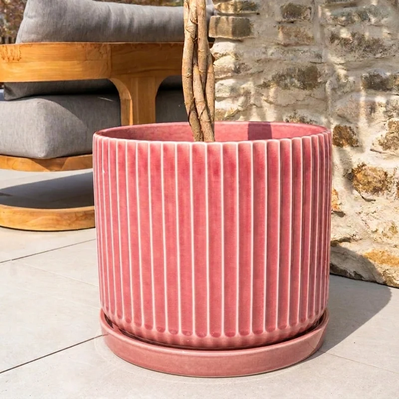 Soucoupe 41cm rose