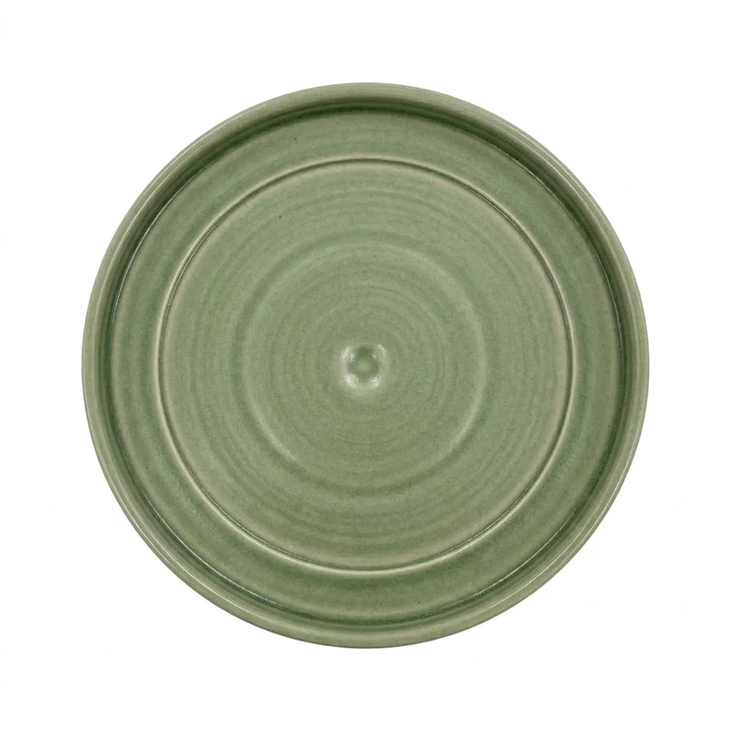 Soucoupe 41cm vert de gris