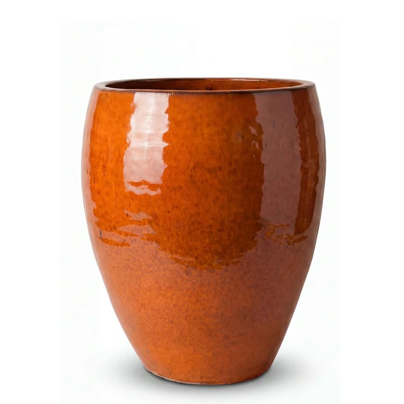 Pot POSEIDON 28x31cm orange tropical
