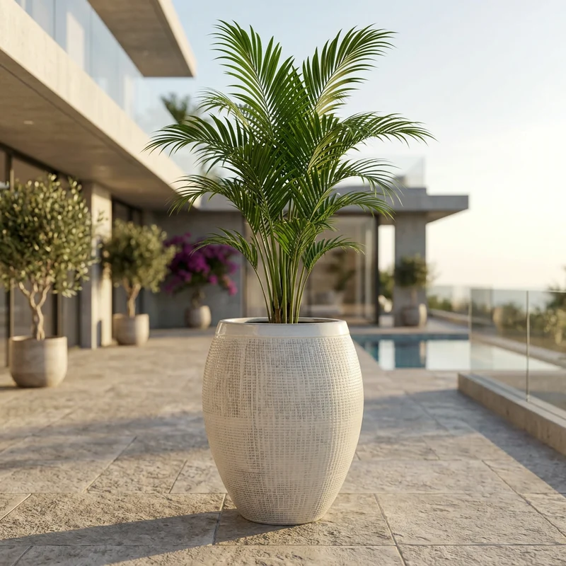 Pot COCOON 66x76cm crème