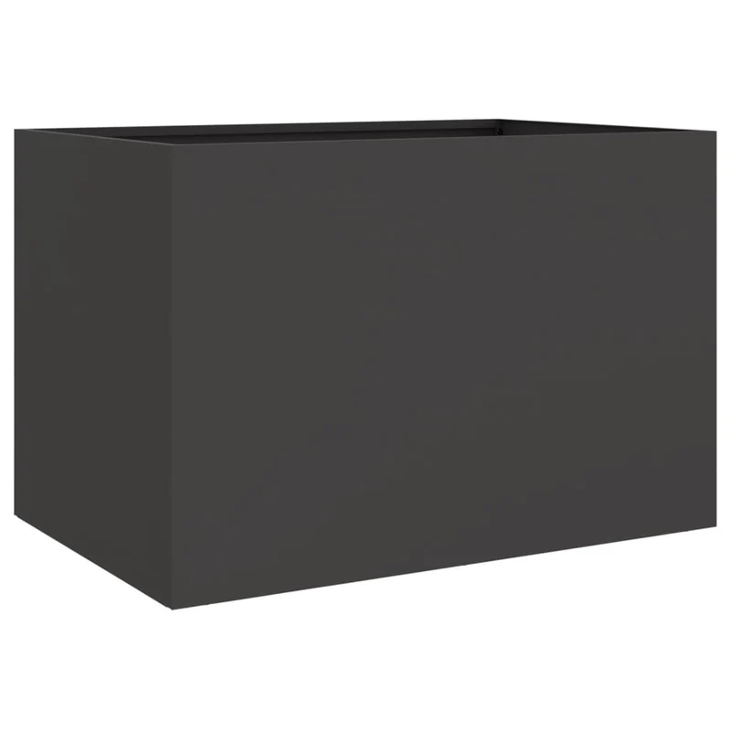 Jardinera Acero Negro 62x40x39 Cm