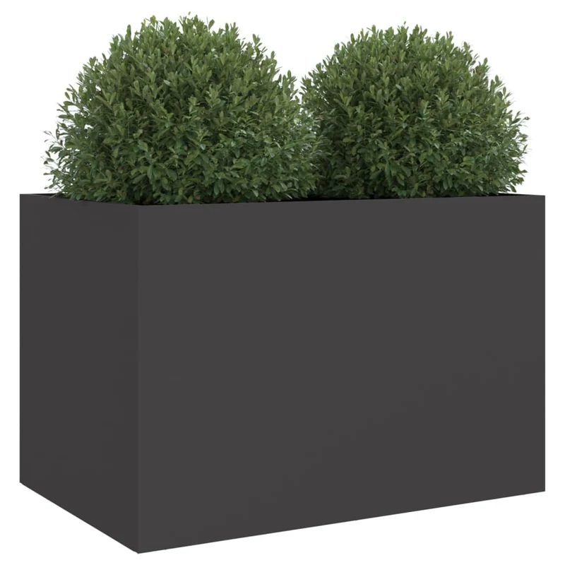 Jardinera Acero Negro 62x40x39 Cm