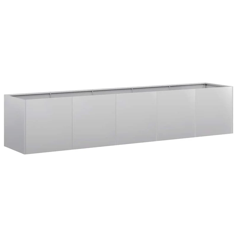 Jardinera 200x40x40 Cm De Acero Galvanizado