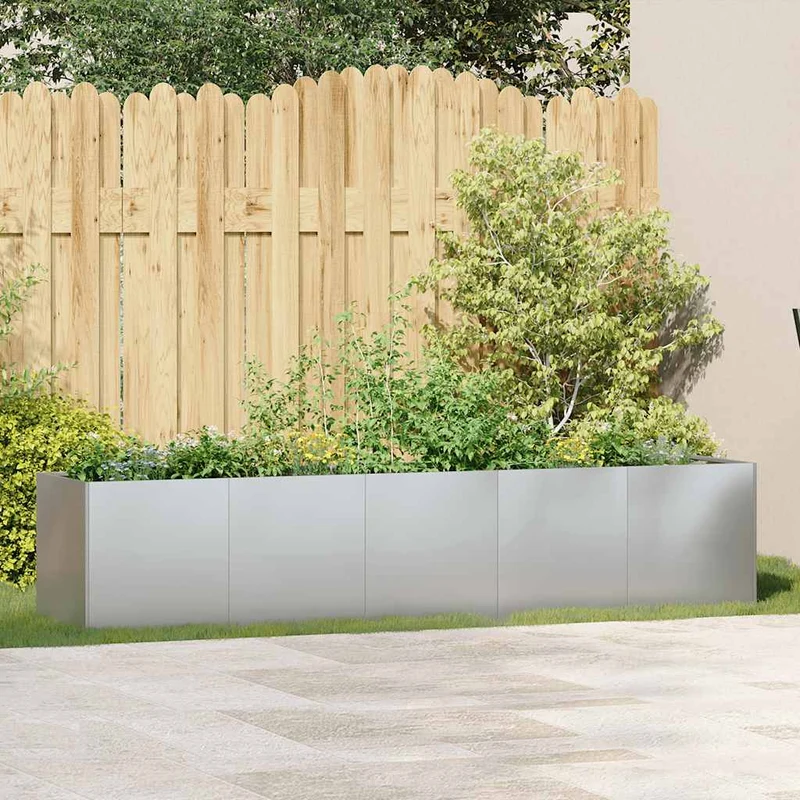 Jardinera 200x40x40 Cm De Acero Galvanizado