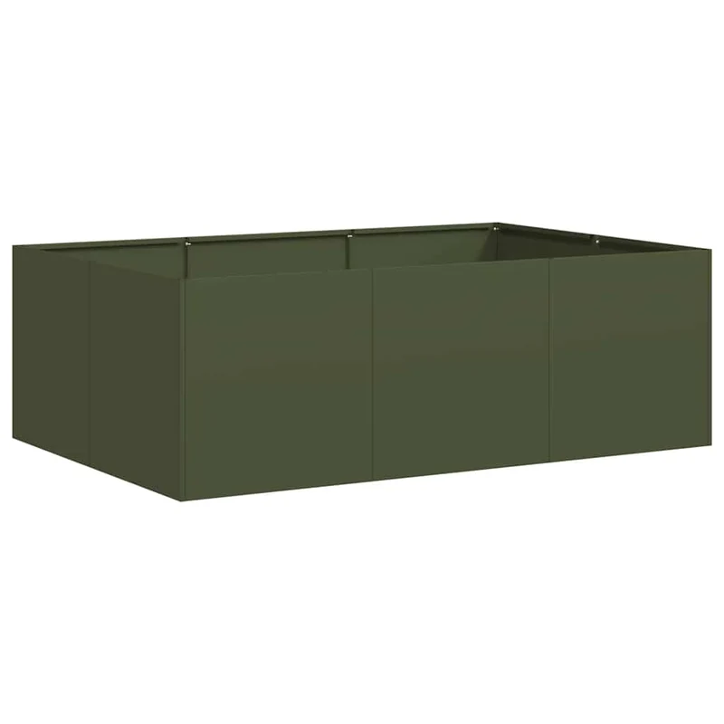 Jardinera Acero Verde Oliva 120x80x40cm